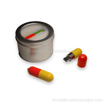 USB Flash Disks with pill shape